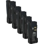Vhbw 5x batterie compatible avec motorola dp4400, apx4000, dp4000, dp2600e radio talkie - walkie (3000mah, ...
