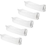 5x chaussettes filtrantes universelles pour aquarium, piscine, skimmer - sac de filtration, nylon, 18 ...