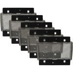 Vhbw 5x grille de rasoir compatible avec braun 5635 rasoir, argent / gris
