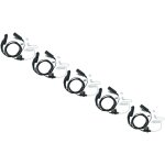 Vhbw 5x oreillette compatible avec motorola xpr 6580, xpr 6500, xpr 6550, xpr 7350 radio talkie - walkie ...