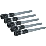 Vhbw 5x tube compatible avec philips performer silent fc8782 / 09, fc8783 / 09, fc8781 aspirateur - raccord ...