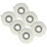 Vhbw - 6x serpillères remplacement pour leifheit 52094 pour balai nettoyant - microfibre, blanc Vhbw - 6x serpillères remplacement pour leifheit 52094 pour balai nettoyant - microfibre, blanc