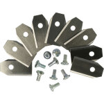 9x lames de tondeuse, compatible avec gardena r100li, r130li, r160li, r38li, r40li, r45li, r50li - vhbw ...