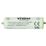 Vhbw batterie compatible avec braun 3030s, 3040s, 3045s, 310, 320, 320s, 330, 340, 340s rasoir tondeuse ...
