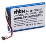 Vhbw - batterie compatible avec garmin dezl 770 gps, appareil de navigation (1200mah, 3, 7v, li - polym�re) ...