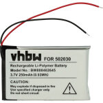 Vhbw - batterie remplacement pour bosch 502030 pour gps compteur de v�lo (250mah, 3, 7v, li - polym�re) ...