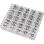 Vhbw boîte de rangement compatible avec singer 331k5, 331k4, 331k16, 331k1, 331k6, 3337 canettes de machine ... Vhbw boîte de rangement compatible avec singer 331k5, 331k4, 331k16, 331k1, 331k6, 3337 canettes de machine ...