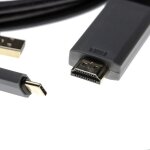 C�ble de donn�es 2 en 1 hdmi vers usb (c�ble y usb c 3. 1 + usb a 2. 0 vers prise hdmi) par ex compatible ...
