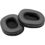 Vhbw coussinets d'oreille compatible avec audio technica ath - m50, ath - m40x, sx1 casque audio, headset ...