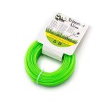Vhbw - fil de coupe de 2, 4mm - 15 mètres, vert, nylon, résistant de diamètre compatible avec débroussailleuse ... Vhbw - fil de coupe de 2, 4mm - 15 mètres, vert, nylon, résistant de diamètre compatible avec débroussailleuse ...