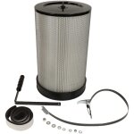 Filtre � particules fines compatible avec metabo spa 1700 d, 1200 centrale d'aspiration - particules ...