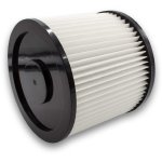1x filtre pliss� compatible avec aquavac fam aspirateur - noir / blanc - vhbw