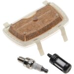Kit de filtres  air,  carburant, bougie d'allumage compatible avec stihl ms 171, 201, 181, 211 scie ...