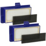 Vhbw kit filtre remplacement pour rowenta zr710101 pour aspirateur - robot - 4x filtre rechange (filtre ...