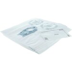 Vhbw lot de sacs + filtre avec 6 pi�ces remplacement pour siemens typ p, bbz41fp, vz41afp pour aspirateur ...