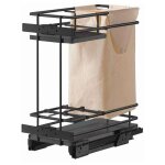 Vibo - panier pain et bouteilles anthracite - mod�le : galaxy - largeur : 364 mm - mat�riau : m�lamin� ...