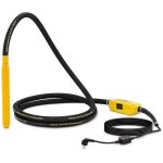 Vibreur vibrateurs  bton professionnel avec convertisseur 1500 watts 490 x 50 mm 230 volts acier inoxydable ...