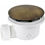 Vicario - bonde d'�vacuation receveur de douche standard �90 mm couvercle bronze 836 - bronzo bronze