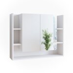 Vicco - armoire de toilette elira, blanc, 80. 2 x 64 cm