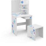 Vicco - coiffeuse pour enfants schneeflocke, blanc, 54. 8cm