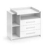 Vicco - commode à langer oskar, blanc, 113 x 100 cm avec tiroirs Vicco - commode à langer oskar, blanc, 113 x 100 cm avec tiroirs