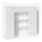 Vicco - entourage de chemin�e , blanc, 119. 5 x 103 cm