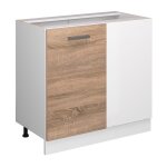 Vicco - meuble d'angle r - line, sonoma, 86 cm sans plan de travail