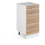 Meuble cuisine r - line, sonoma, 40cm sans pt vicco