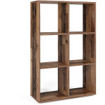 Vicco - meuble de rangement cube, bois antique, 72 x 107. 8 cm