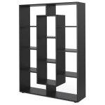 Vicco - meuble de rangement cube, noir, 103. 9 x 143 cm