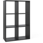 Vicco - meuble de rangement cube, noir, 72 x 107. 8 cm