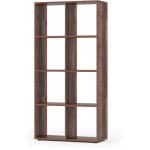 Vicco - meuble de rangement cube scutum, bois antique, 143 x 72 cm