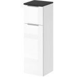 Vicco - meuble de rangement de salle de bain otis, blanc haute brillance, 30 x 95 cm Vicco - meuble de rangement de salle de bain otis, blanc haute brillance, 30 x 95 cm