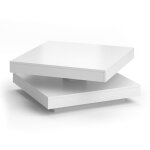 Vicco - table basse elias, blanc, 70 x 70 cm Vicco - table basse elias, blanc, 70 x 70 cm