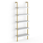Vicco - tagère échelle ava, blanc, 60 x 183 cm Vicco - tagère échelle ava, blanc, 60 x 183 cm