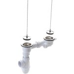 Nicoll - vidage complet vier grs / synthse 2 cuves avec siphon sans trop - plein 84 - percage 60mm ...