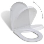 Vidaxl - abattant wc � fermeture en douceur blanc carr�