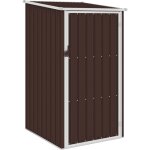 Abri de jardin marrron 87x98x159 cm acier galvanis vidaxl