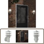 Applique murale d'extérieur argenté acier inoxydable - applique murale exterieure - Éclairage extérieur ... Applique murale d'extérieur argenté acier inoxydable - applique murale exterieure - Éclairage extérieur ...