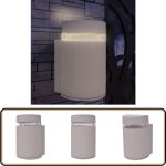 Vidaxl - applique murale extérieure demi - cylindrique aluminium gris - applique murale exterieure - ... Vidaxl - applique murale extérieure demi - cylindrique aluminium gris - applique murale exterieure - ...