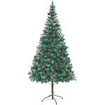 Arbre de nol artificiel avec pommes de pin 210 cm vidaxl