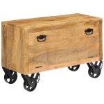 Vidaxl - armoire � chaussures 86x35x55 cm bois de manguier solide