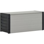 Armoire � d�chets de jardin gris 85x34x40 cm