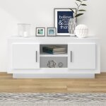 Vidaxl - armoire t�l�vis�e �l�gante et moderne avec 2 portes et compartiments diff�rentes couleurs disponibles ...