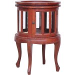 Vidaxl - armoire de vitrine marron 50x50x76 cm bois d'acajou massif Vidaxl - armoire de vitrine marron 50x50x76 cm bois d'acajou massif