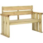 Vidaxl - banc de jardin 121 cm bois de pin impr�gn�