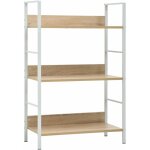 Vidaxl - biblioth�que � 3 niveaux ch�ne 60x27, 6x90, 5cm bois d'ing�nierie