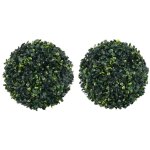 Boules de buis artificielles 2 pcs 45 cm