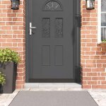 Vidaxl brosses de porte adh�sives 2 pcs noir 100 cm