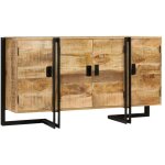Vidaxl - buffet bois de manguier massif 150x40x80 cm